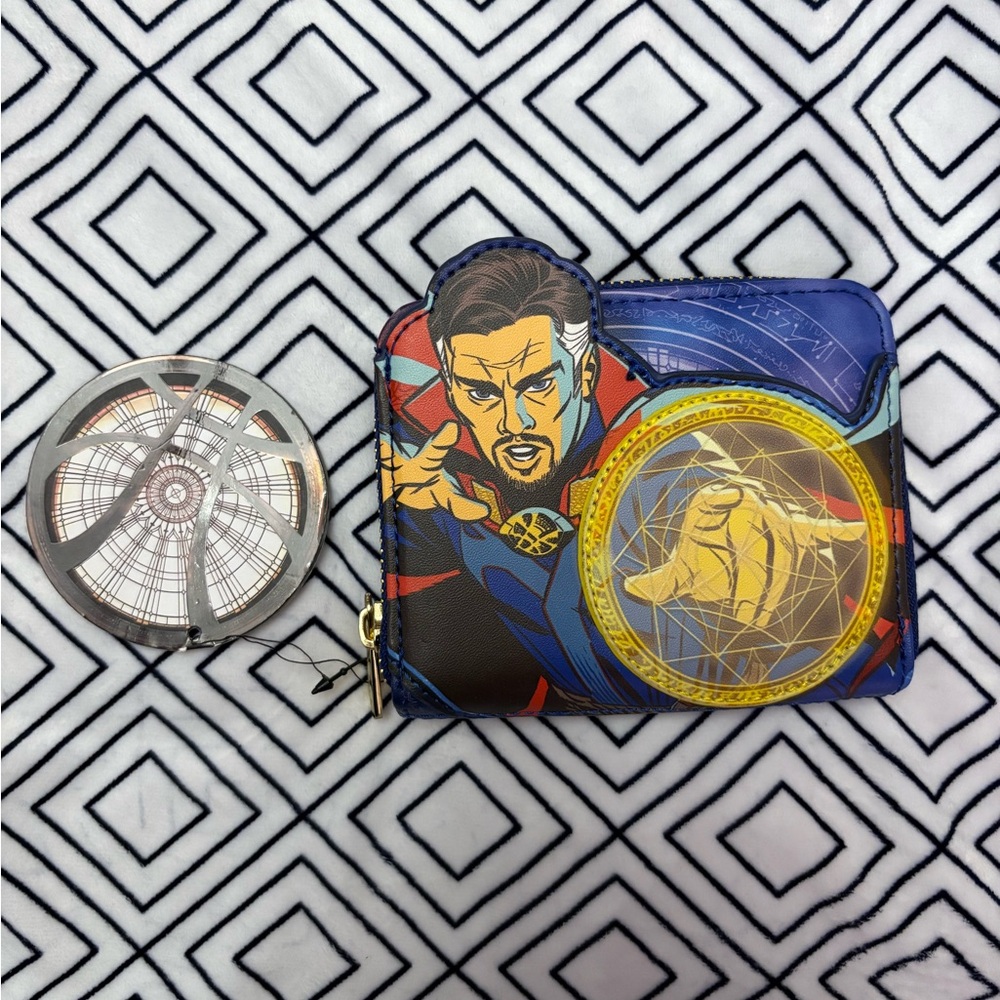 Loungefly Doctor Strange Multiverse of Madness Glow in the Dark Wallet Marvel
